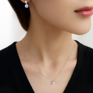 아르젠팡 실버925 Luce Bianca Necklace