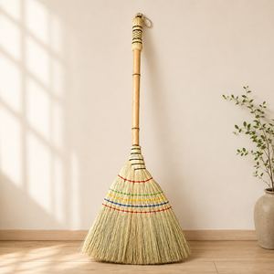 롱 갈대빗자루 수수빗자루 싸리빗자루 대나무 갈대비 95x43cm, 기본, 1개