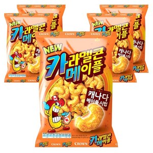 크라운 카라멜콘 메이플, 154g, 5개
