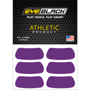 EYEBLACK Purple 퍼플 컬러 아이블랙 12 pair (24개) 보라색 아이패치 스티커