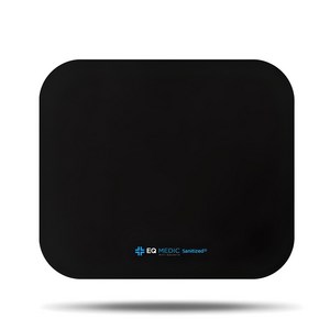 이큐메딕 항균 마우스 패드 Sanitize-P1, 블랙, 1개