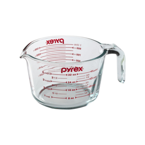 파이렉스 내열강화유리 계량컵, 투명, 1L, 1개