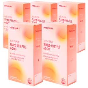 특허공법 피치업 아르기닌6000 단백질 에너지 젤리, 5박스, 300g