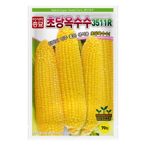 아시아종묘 초당옥수수 3511R 옥수수 씨앗 70립, 1개