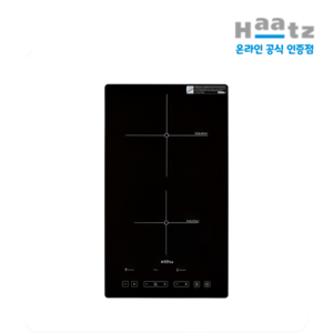 [당일출고] 하츠 2구 인덕션 매립형 터치식 전기쿡탑 IH-232S 타공281X495, 빌트인