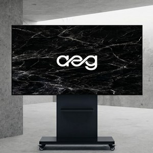 에이그 43인치 55인치 65인치 75인치 85인치 98인치 150kg 높낮이조절 tv스탠드, T-100, 1개