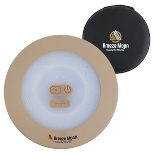 브리즈문 레인보우 3500mAh 대용량 캠핑 LED 릴 랜턴 10m + EVA 케이스 세트, 탄 베이지, 1세트
