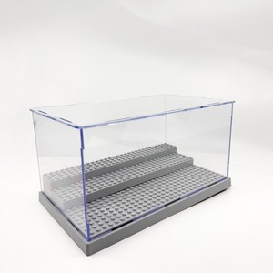 꼼지락 레고 미니 피규어 케이스, 회색(Gray), 1개