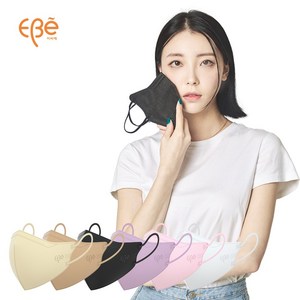 [베셀코] 이비에 더세로 KF94 새부리형 황사마스크 중소형, 30매입, 1개, 화이트, 소형