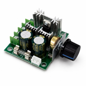 PWM DC 모터 속도 조절기 12V~40V 10A 가변 컨트롤러 전압 조정기, 1개