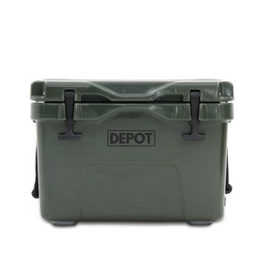 DEPOT 하드 쿨러, 25L, 아미 그린