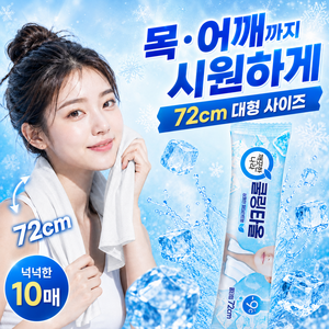 시원한 냉감 쿨링 타올, 10개