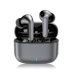 YINTEE 무선 노이즈캔슬링 커널형 블루투스 6.0 이어폰 HiFi 고음질, 그레이, T19