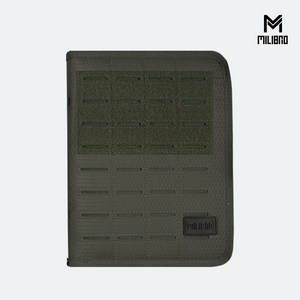 필립 전술 노트 - 업무용 회사 북파우치 밀리터리 파우치 노트북 바인더 군사 벨크로 패치 A5, 국방