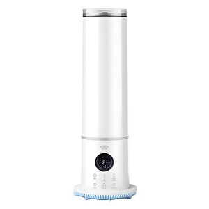 에버튼하우스 스마트 굴뚝 대용량 가열식 무드등 LED 타이머 가습기 6L + 리모컨 세트, EHRN-HL761A, 혼합색상