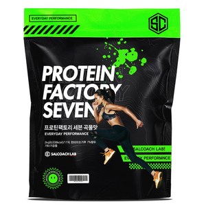 살코치 프로틴팩토리 세븐 헬스 단백질 보충제 곡물맛, 2개, 2kg