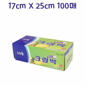 크린랩 크린백 17cm x 25cm, 미니(XS), 100개입, 3개