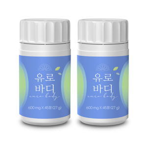 본사출고 유로바디 베르가못, 2개, 45정