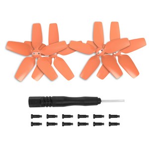DJI 아바타 드론 2925S 컬러 프로펠러 고가형 세트 Avata 전용 교체용 경량 날개 부품, (아바타) 프로펠러(오렌지)(고가형)(2), 1개