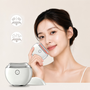 Keka 갈바닉 진동 페이스 리프팅 마사지기 EMS 미세전류 바디 괄사 마사지기 피부 탄력 케어, 화이트, DYM014