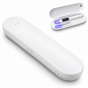 슈퍼인 UV 휴대용 칫솔살균기 전동칫솔 소독기, 화이트, ORM-5CU