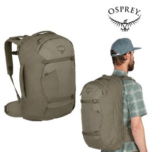 오스프리 남성용 등산배낭 40L Farpoint 40, Sawdust