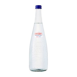 에비앙 글라스 탄산수, 750ml, 12개