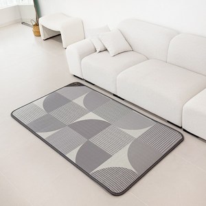 (주)한일의료기 유니크 그레이 거실용 전기장판 전기매트, 소형 100x183cm