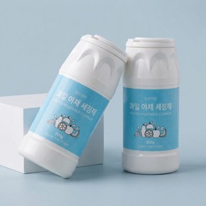 감성리빙 칼슘파우더 과일 세정제 야채 세척제 천연세제, 2개, 200g