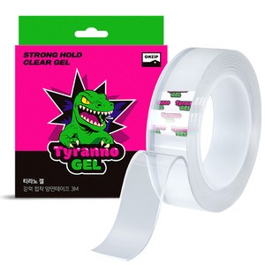 티라노겔 다용도 초강력 실리콘 양면 테이프 30mm x 3m 투명, 1개