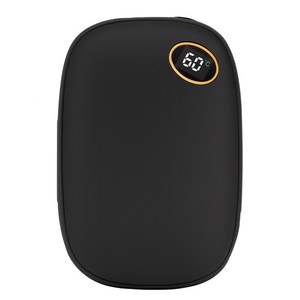 [대용량] 충전식 손난로 10000ma 보조배터리 휴대용 전기 충전 핫팩 c타입 usb 손히터, 딥블랙, 1개, ST