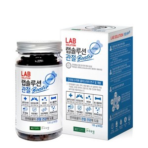 [건국우유] 랩솔루션 관절부스터 강아지영양제90정135g, 90정, 뼈/관절강화, 1개