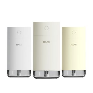 한경희 가습기 무선 휴대용 차량용 사무실 초음파 미니 가습기 퓨어에이드 HTM-600C, 웜그레이