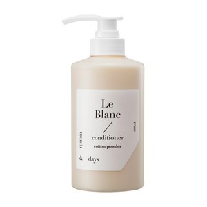 먼스앤데이즈 헤어 린스 퍼퓸 컨디셔너 베이비파우더향, 1개, 500ml