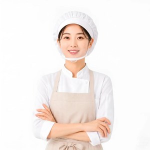 홈트루 귀가 편한 끈조절 조리용 위생 투명 마스크, 화이트, 1개, 10개입