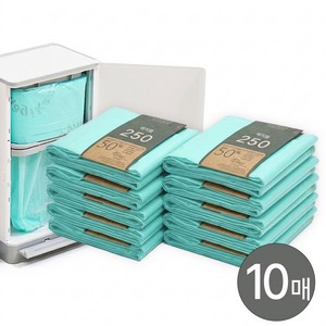 매직캔 250 그린로고 리필 기저귀 쓰레기봉투 MJ250 MH250 NS250, 21L, 10개