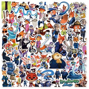 주토피아2 스티커 굿즈 50pcs, 1개