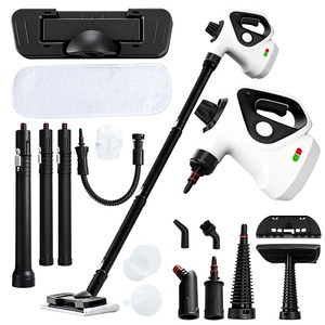 Voltmate 볼트메이트 독일기술 올인원 고온 살균 핸디 고압 스팀 청소기 +틈새 살균 고온 청소기 창문 소파 거실 침대 +AS 5년, 주황색, HEB-818D