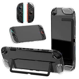닌텐도 스위치2 분형 하드 케이스 PC 투명 케이스 독 모드 호환, 1개, Switch 2