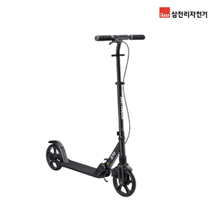 삼천리자전거 알루미늄 서스펜션 이중브레이크 접이식 킥보드 SCAVA 570, 블랙, 1개