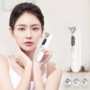 스피세프 무선 진공 피지 흡입기 얼굴 코 블랙헤드 압출기, 흰색, Y003