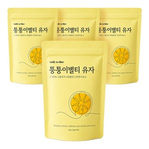 톡투허 퉁퉁이별 유자티, 1.5g, 30개입, 4개