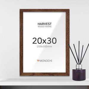 모노치 하베스트 우드 인테리어 액자 20x30, 1개, 마호가니