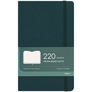 인디고 프리즘 라인 노트 220 A5 밴드 양장, 1개, 포레스트