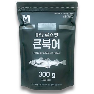 마도로스펫 반려동물 동결건조간식, 큰북어, 300g, 1개