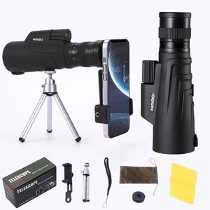 TOPMOX 10-30배 고성능 망원경 단망경 고배율 30cm 삼각대 포함 스마트폰 호환 콘서트 등산용, 50mm