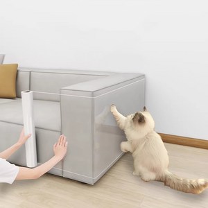 부착형 반려동물 스크래치 방지 스티커 가구 초강력 보호 필름, 1개, 투명해요