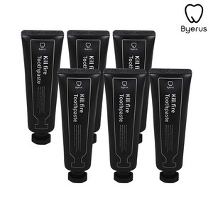 빠이러스 킬파이어 구취제거 입냄새제거 잇몸 치약 [구취 임상 완료], 100g, 6개