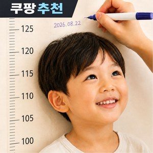 블랙빈 기포없는 간편밀착 5cm 단위 투명 키재기 스티커