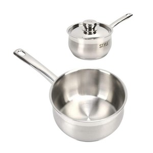 해피콜 인덕션 넘침방지 3중 스테인레스 편수냄비, 16cm, 1개